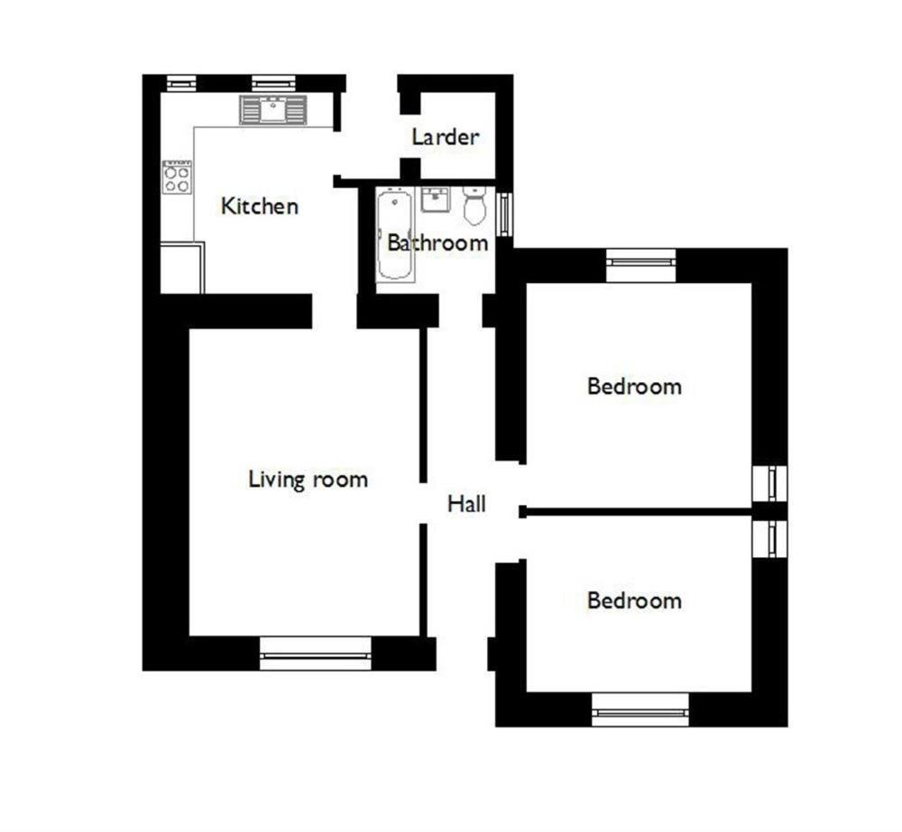 No1 Chapelton Cottage Къркъдбрайт Екстериор снимка